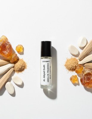 lockbot AL ABYAD OUDH Premium Long Lasting Attar Floral Attar(Rose, Amber, Saffron, Oud (agarwood))