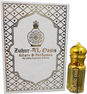 Zuhur AL Oasis ZAOWHITEOUDH1 Floral Attar(Oud (agarwood), Amber, Musk)