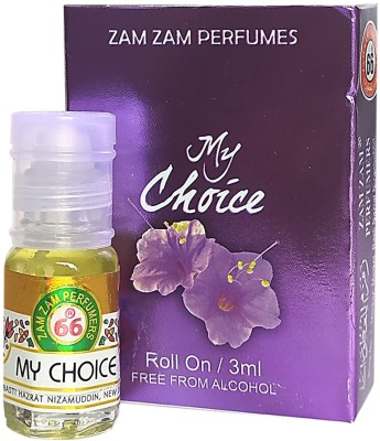 Zam Zam Perfumers My Choice 3ml Long Lasting Floral Attar(Floral)