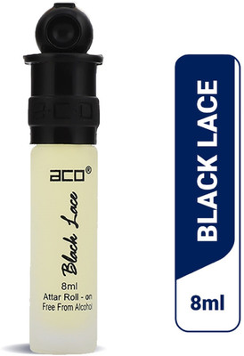 aco BLACK LACE Concentrate Attar Roll On 8ml Floral Attar(Floral)