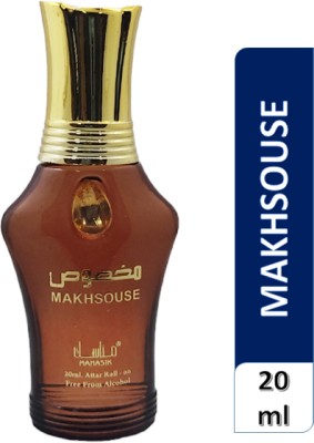 Manasik MAKHSOUSE CONCENTRATED ALCOHOL FREE ATTAR 20ML FOR ( MEN & WOMEN ) Floral Attar(Oud (agarwood))
