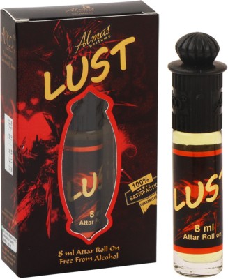 Almas Attar LUST | Silver Ittar | Alcohol Free Perfume Oil 8ML Floral Attar(Natural)