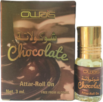Owais CHOCOLATE Attar 3ml Long Lasting Great Fragrance Free Alcohol Attar (Pack of 1) Floral Attar(Chocolate)