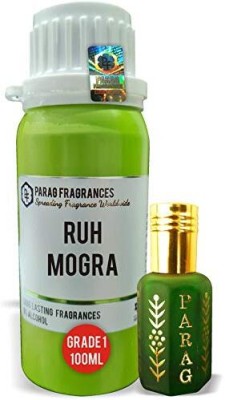 Parag Fragrances Ruh Mogra Attar 100Ml (With Empty Fancy Bottles) Natural Attar Herbal Attar(Natural)