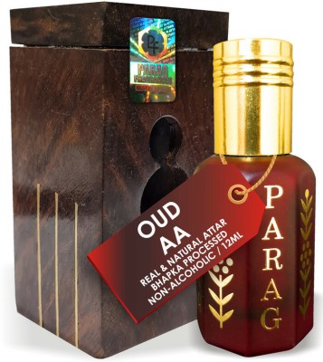 Parag Fragrances Oud Aa Attar 12ml Wood Box Gift Pack / Precious Natural Attar Floral Attar(Oud (agarwood))
