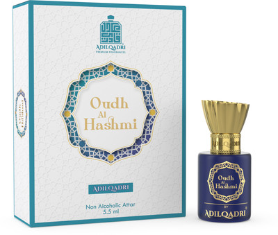 Adilqadri Oudh Al Hashmi Attar for Men and Women | Sweet Arabic Non-Alcoholic Scent 5.5ML Floral Attar(Fruity)