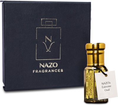 NAZO Extreme Oud |6 ML ROLL ON|Natural & Alcohol Free|Unisex Floral Attar(Woody)