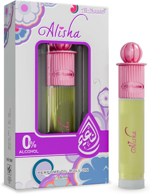 Al-Nuaim Alisha Alcohol Free Attar Roll On - 6ml Floral Attar(Floral)