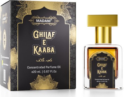 Madani Gilaf E Kaba Attar 24 Hours Long Lasting and Spreading Herbal Attar(Floral, Blends (mukhallat), Amber, Bakul, Mitti)