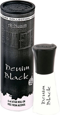 Al-Nuaim Denim Black 6 ml Attar Roll-On | for Women, Men | Alcohol Free Attar Floral Attar(Floral)