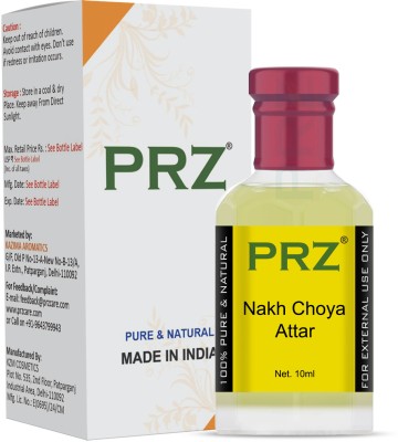 PRZ Nakh Choya Attar Roll-on For Unisex (10 ML) - Pure Natural Premium Quality Perfume (Non-Alcoholic) Floral Attar(Floral)