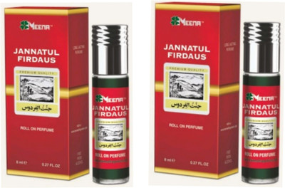 MEENA Jannatul Firdaus 8 Ml roll On Attar (Pack of 2) Herbal Attar(Jannat ul Firdaus)