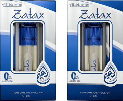 Al-Nuaim ZATAX LONG LASTING ATTAR MINI PERFUME (Pack of 2) Floral Attar(Woody)