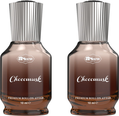 Fruitcolor Chocomusk Attar 10ml Pack of 2 Long Lasting Non-Alcoholic Multiple Floral Attar(Floral)