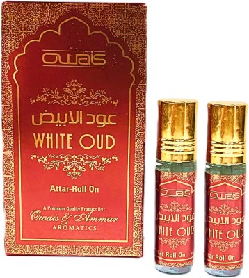 Owais White Oud Long Lasting Floral Attar Herbal Attar(Oud (agarwood), Natural)