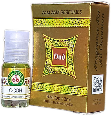 Zam Zam Perfumers Oudh 3ml Long Lasting Floral Attar(Oud (agarwood))