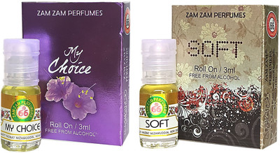 Zam Zam Perfumers My Choice and Soft 3ml/Piece Long Lasting Attar Floral Attar(Natural)