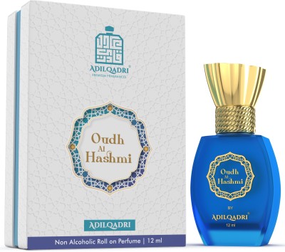 Adilqadri Oudh Al Hashmi Attar | Sweet Arabic | Unisex Non-Alcoholic Roll-On Attar-12ML Floral Attar(Floral)