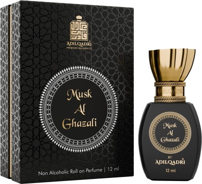 Adilqadri Musk Al Ghazali Attar For Men & Women | Musky Scent | Non-Alcoholic Long Lasting Floral Attar(Musk)