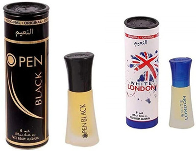 Al-Nuaim OPEN BLACK & WHITE LONDON Herbal Attar(Floral)