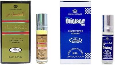 AL- REHAB Al-Fares & Chelsea Man Attar Combo Pack Floral Attar(Floral)