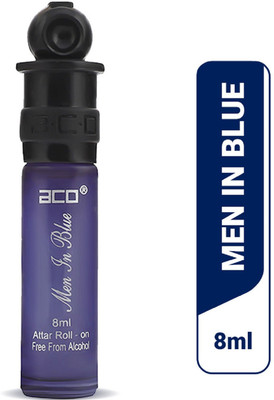 aco MEN IN BLUE Concentrate Attar Roll On 8ml Floral Attar(Floral)