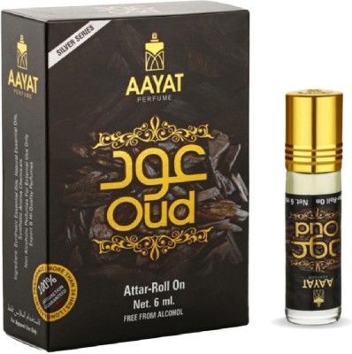 AAYAT Oudh Attar Pure Natural Oudh attar Long-Lasting Woody Fragrance for Men & Women Floral Attar(Oud (agarwood))