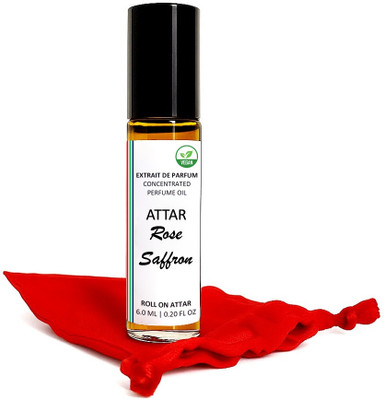Ayah Essentials Attar ROSE SAFFRON Roll-On Perfume Oil Pack of 1 Floral Attar(Natural)