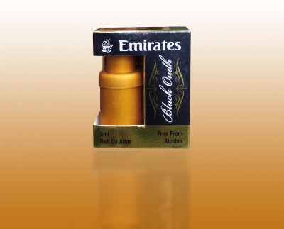 Emirates Black Oudh 6ml Long Lasting Recommended Floral Attar(Oud (agarwood))