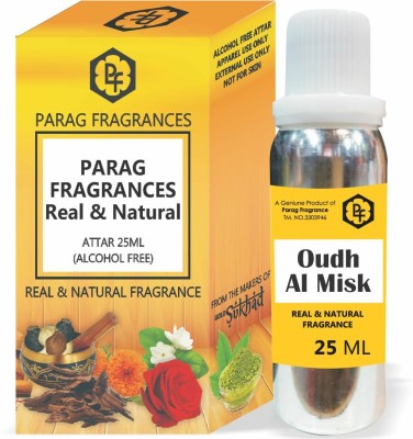 Parag Fragrances Oudh Al MiskAttar 25ml Pure, Natural & Long Lasting Floral Attar(Natural)