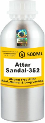 Parag Fragrances Sandal-352 Attar 500ml Long Lasting Attar Wholesale Pack Floral Attar(Natural)