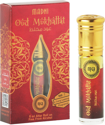 MADNI PERFUMES Oud Mukhallat Floral Attar(Rose)