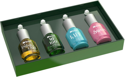 MEENA Saugat Ittar Gift Set ( 4 x 10ml ) Roll on Attar Floral Attar(Agarwood, Amber, Sandalwood, Citrus, Woody, Rose, Saffron)