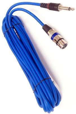 Esptronics 5 Meter 6.35mm Mono Male XLR Female Cable Microphone Audio Interface