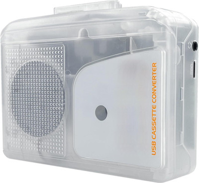 Tobo USB Cassette Converter MP3 WAV - Convert Cassette Tape to Digital TD-1399CA MP3 Player(Transparent, 0 Display)