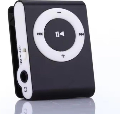 Amazplus Mini Metal MP3 Player with Back Clip, USB Port, Memory Card Slot MP3 Player(Multicolor, 0 Display)