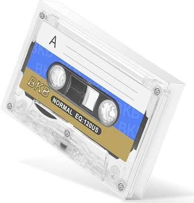 RyzCare Empty Cassette Tape 60 Minutes Standard Cassette Blank Tape Player (PACK OF 1) FM Radio(White)