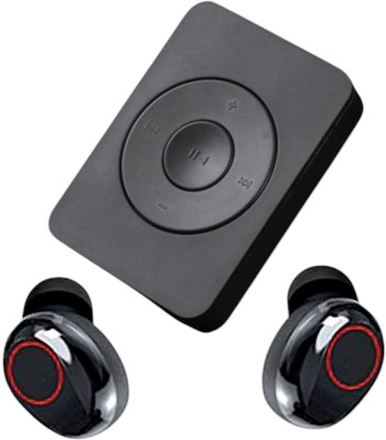 XZOR All-in-One Audio Player: Automatic Pairing Bluetooth Earbuds, Built-in Speaker MP3 Player(Black, 0 Display)