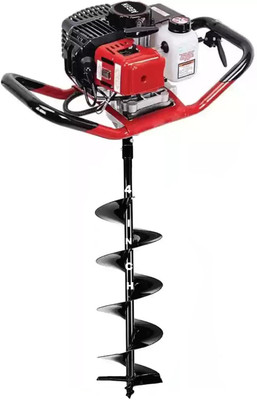 AEGON 52cc Petrol Earth Hole Digger with 4inch Bit for Fencing, Plantation Auger Drill(One Man Operation)