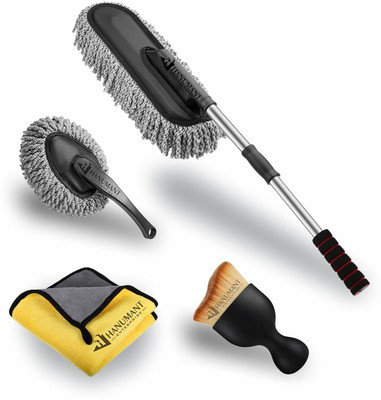 Hanumant Enterprise Fabric, Plastic Vehicle Washing  Brush(Pack Of 4, 0 GSM)