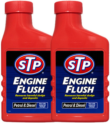 STP Engine Flush : Removes harmful sludge and deposits : 450ml : Pack of 2 Combo
