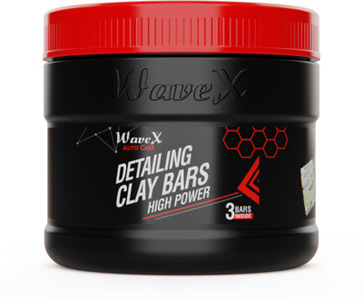 Wavex Clay Bar (100g x 3) | Premium Car Detailing Clay Fallout Removes Environmental Deposits | No Scratches No Swirls Guaranteed Combo