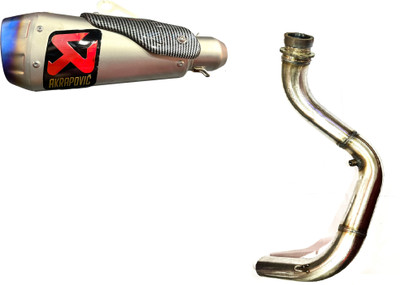 acube mart 1 BIKE EXHAUST, 1 TVS BEND PIPE Combo