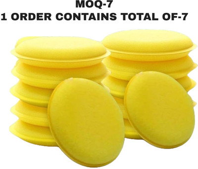 aksmit Polyester, Polyurethane Vehicle Washing  Sponge(Pack Of 7)