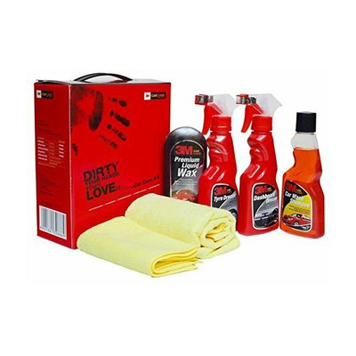 3M Car Care Small Cleaning & Polishing Kit for Car (All In One) Combo