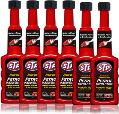 STP Petrol Injector Cleaner -Unclog Dirty injectors with one Treatment- Pack of 6 Combo