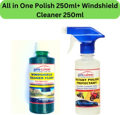 Auto Expert Instant Polish Protectant 250ml+ Windshield Washer Fluid 250ml Combo