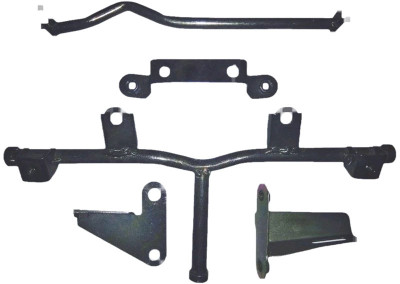 harison BAJAJ DISCOVER VISOR BRACKET SET Bike Crash Guard(Bajaj)
