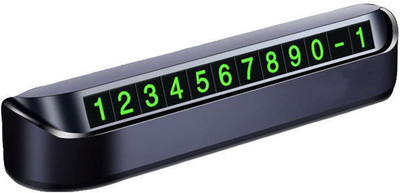 CARAUTOCARE CAR TEMPORARY PARKING NUMBER PLATE Combo