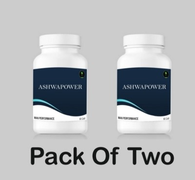 compass herbal ASHWAPOWER ,PACK OF 2 , 120 CAPSULE(Pack of 2)